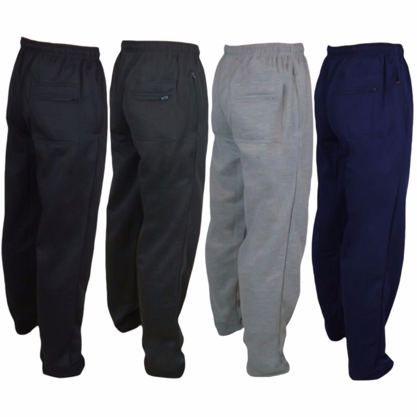 SPECIAL OFFER Mens Premium Joggers Open Leg Trousers Pants Sizes S to 6XL
