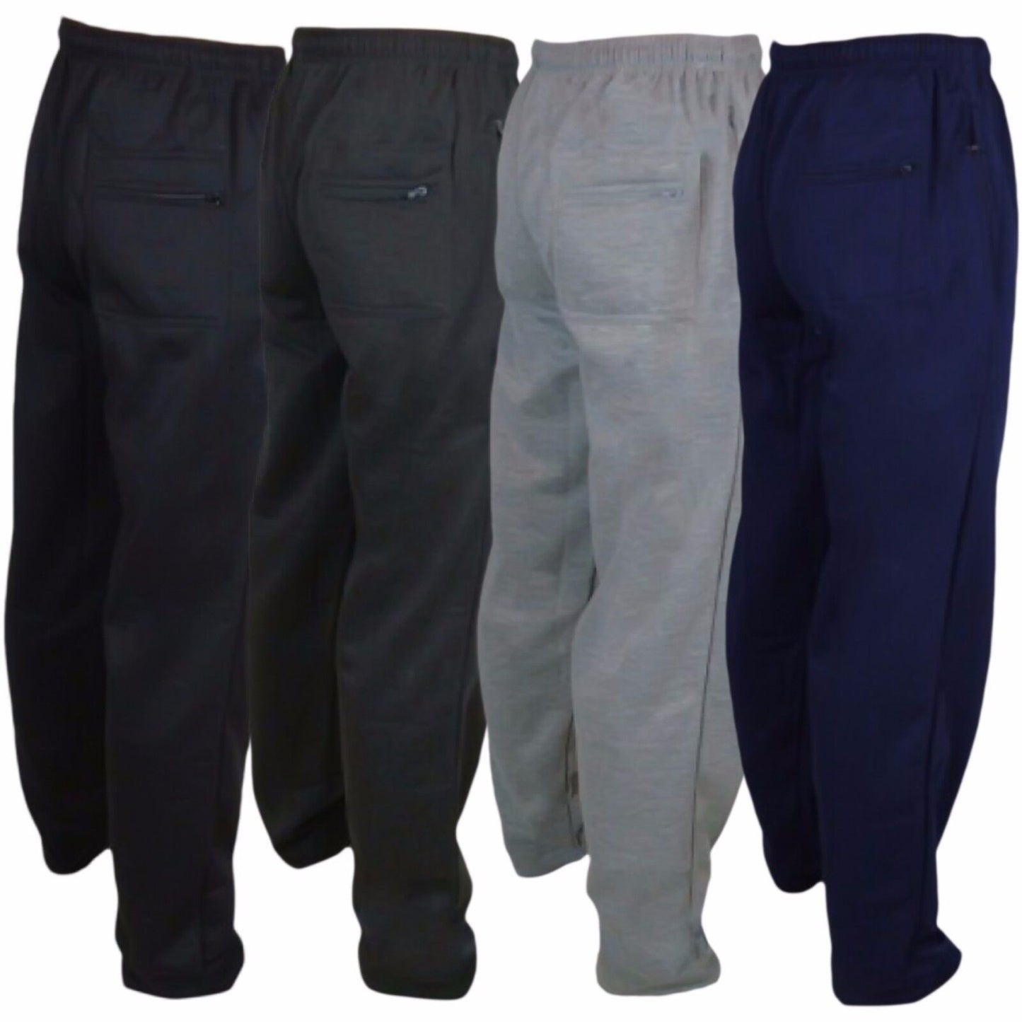 SPECIAL OFFER Mens Premium Joggers Open Leg Trousers Pants Sizes S to 6XL