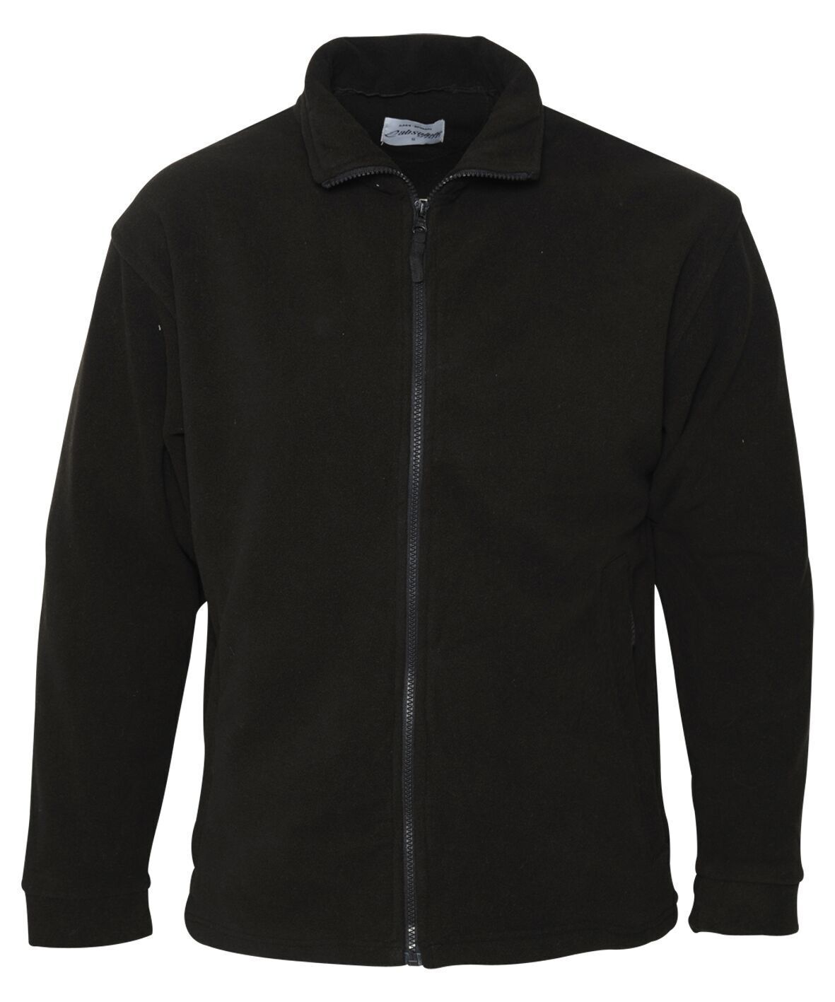 Mens Full Zip Up Fleece Jacket Work Casual Leisure Coat Sports Top Sizes S-2XL 