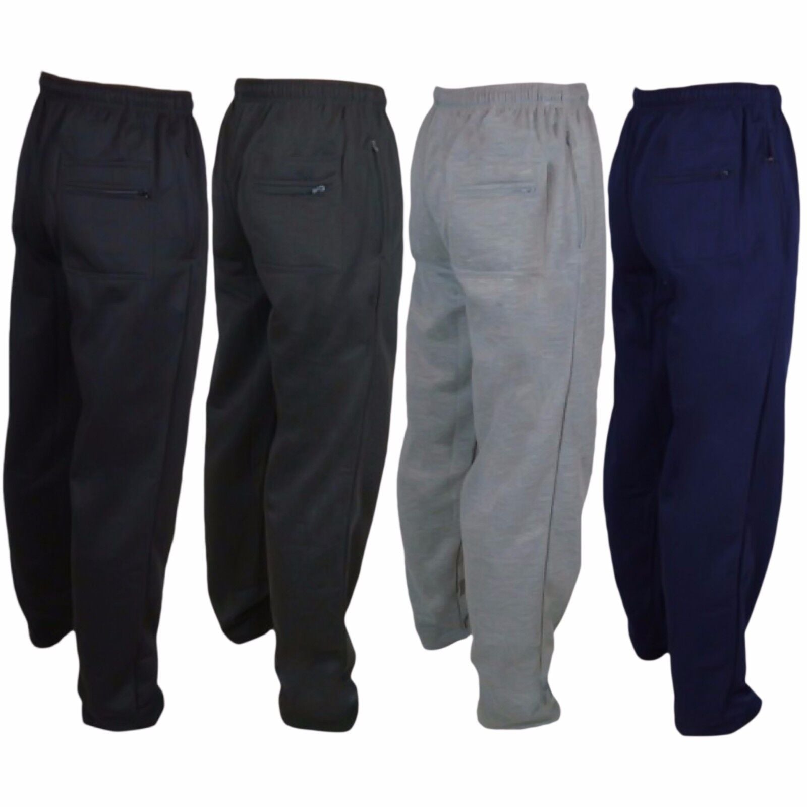 SPECIAL OFFER Mens Premium Joggers Open Leg Trousers Pants Sizes S to 6XL