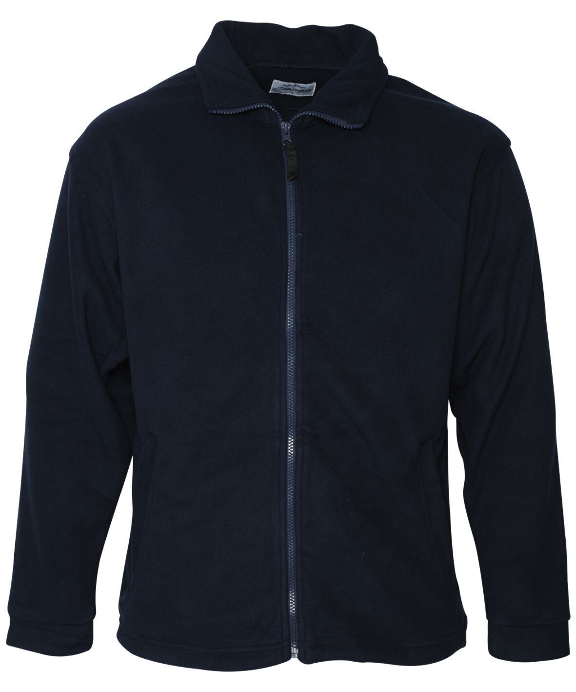 Mens Full Zip Up Fleece Jacket Work Casual Leisure Coat Sports Top Sizes S-2XL 