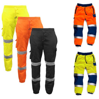 Hi Vis Joggers with Cargo Pockets
